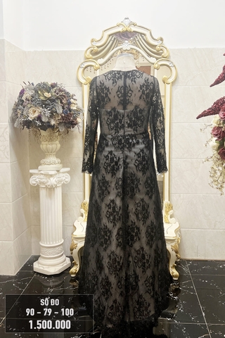 Váy dạ hội ren thêu size L