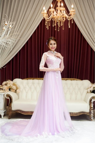 Áo dài cưới cách tân nổi bật