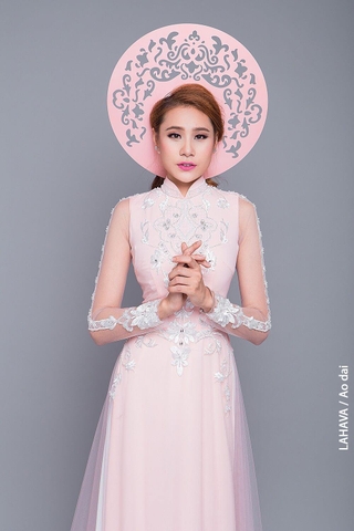 Áo dài cưới cách tân đính kết ren cao cấp