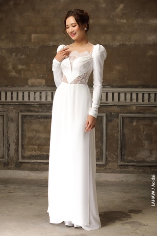 Áo dài hiện đại cắt khoét ấn tượng