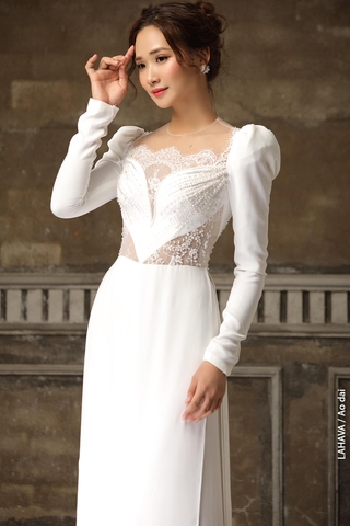 Áo dài hiện đại cắt khoét ấn tượng