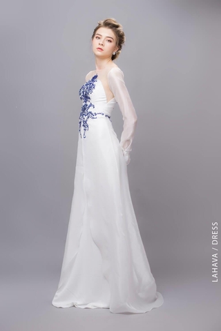 Váy dạ hội organza nhẹ nhàng