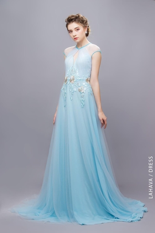 Đầm dạ hội xanh mint ngọt ngào