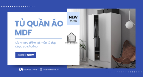 Tủ quần áo MDF: Ưu nhược điểm và mẫu tủ đẹp được ưa chuộng