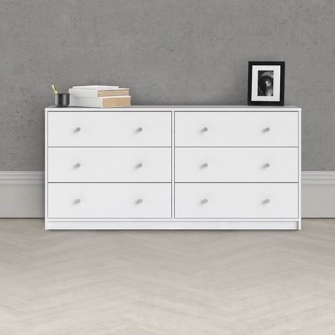 GUILF, Tủ lưu trữ đồ dùng hiện đại 3 tầng 6 ngăn kéo DRA_115, 143x35x68cm