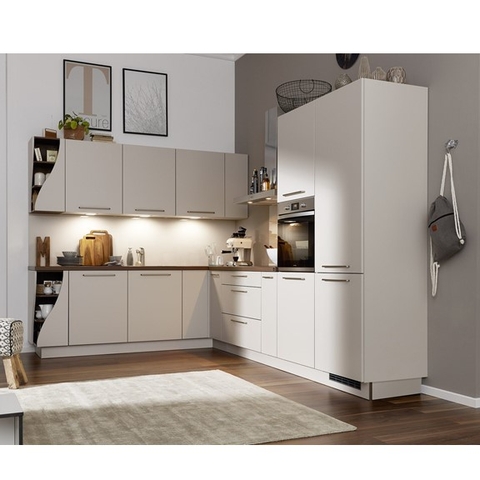 [Freeship Tp.HCM] KITCHEN, Mẫu tủ bếp chữ L hiện đại gỗ công nghiệp cao cấp KIT_003, sản xuất bởi Scandi Home
