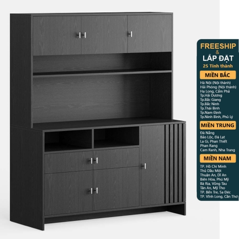RAMUS, Kệ tủ phòng bếp KIT_018, 140x55x172cm