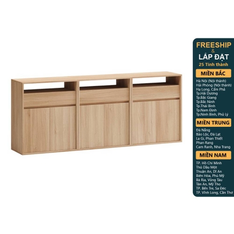 DECI, Tủ đựng đồ, tủ lưu trữ DRA_299, 210x40x84cm, sản xuất bởi Scandi Home