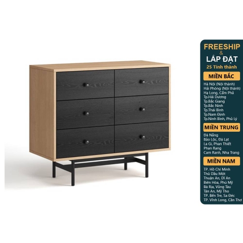 CHOBI, Tủ lưu trữ DRA_312, 90x40x78cm, sản xuất bởi Scandi Home