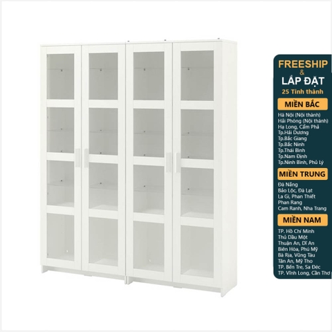 KALUA, Kệ trưng bày 7 tầng cửa kính SHE_066, 160x35x190cm