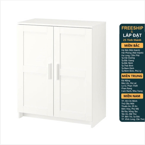 KALUA, Tủ lưu trữ đồ 3 tầng có cửa STO_055, 78x41x95cm