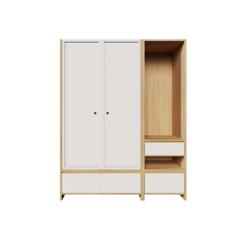 DOLO, Tủ quần áo , WAR_142, 155x55x200cm