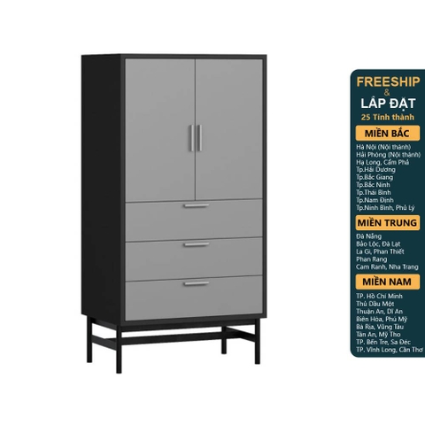 JAM, Tủ lưu trữ, đựng đồ DRA_381, 60x40x118cm, sản xuất bởi Scandi Home