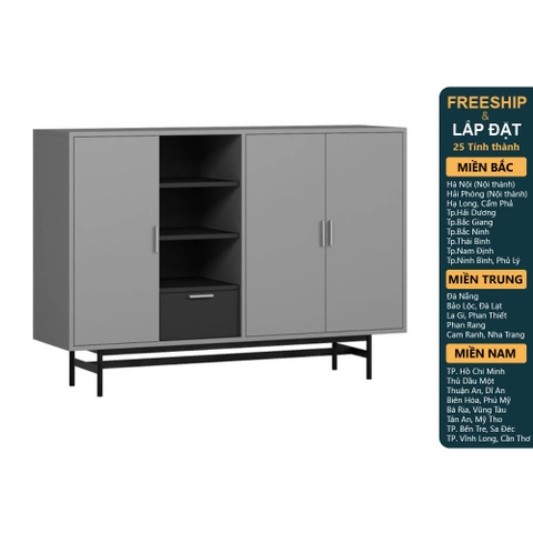 JAM, Tủ trang trí, lưu trữ STO_141, 140x40x98cm, sản xuất bởi Scandi Home