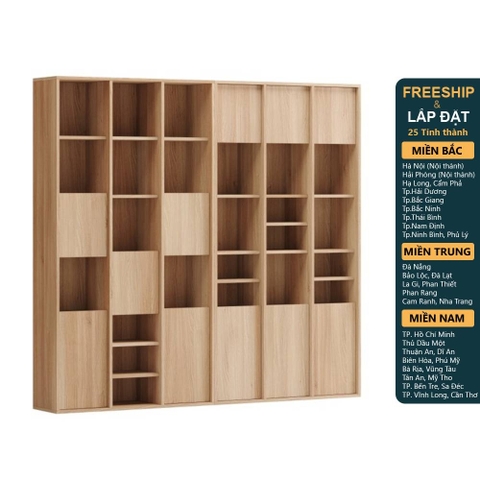 DECI, Kệ sách, Kệ trưng bày  SHE_141, 194x30x180cm, sản xuất bởi Scandi Home