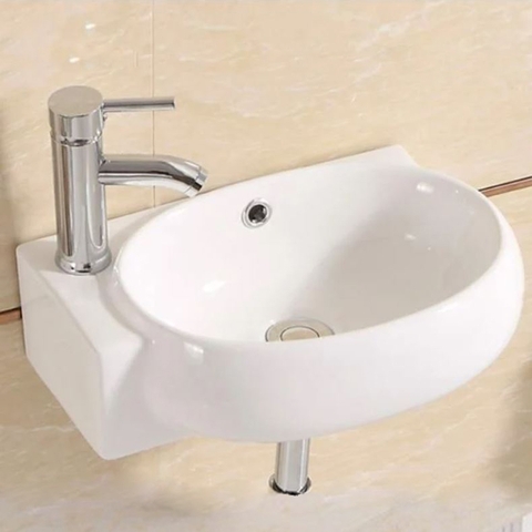 Chậu Lavabo Treo Tường Góc phải TP041