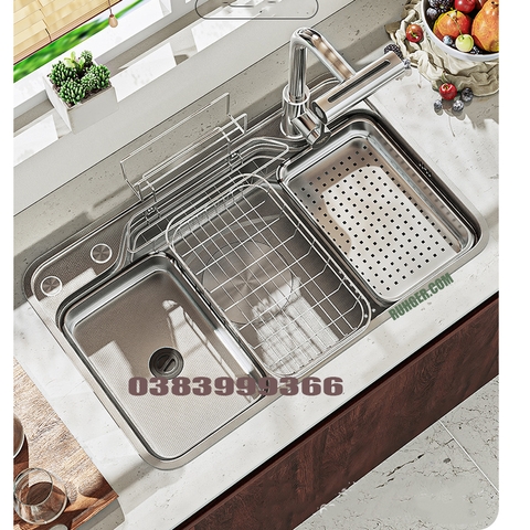 Chậu Rửa Bát 1 Hố Chống Xước INOX304 NK8248-1