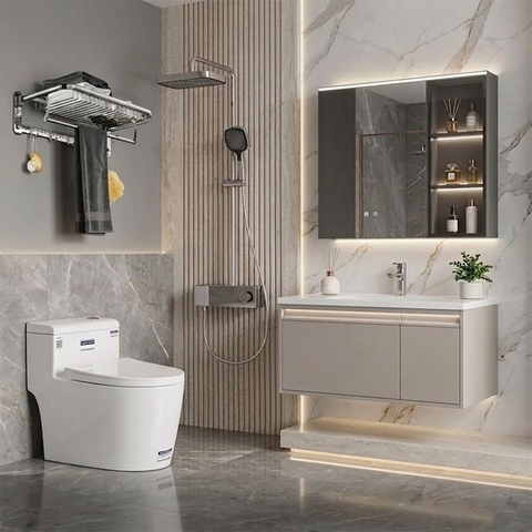 Combo Thiết Bị Vệ Sinh Phòng Tắm CB020VIP Cao Cấp