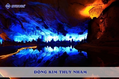 Động Kim Thủy Nham - Báu vật thạch nhũ kỳ ảo giữa lòng Quế Lâm