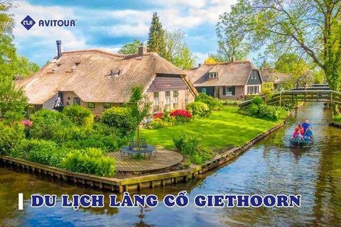 Du lịch làng cổ Giethoorn - Chốn quê yên bình giữa Hà Lan