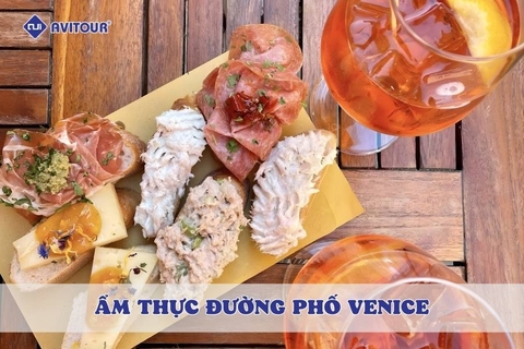 Hành trình vị giác cùng ẩm thực đường phố Venice