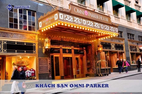 Khách sạn Omni Parker - Điểm đến kết hợp không gian bảo tàng độc đáo
