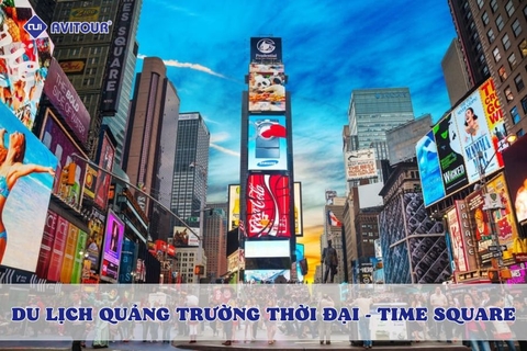 Quảng trường Thời Đại - Time Square là biểu tượng New York phồn hoa