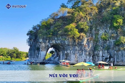 Tham quan Núi Vòi Voi được mệnh danh là kiệt tác nghìn năm làm nên tên tuổi Quế Lâm