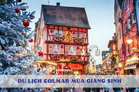 Trải nghiệm du lịch Colmar mùa Giáng sinh đầy màu sắc và lễ hội