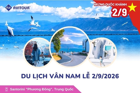 Du lịch Vân Nam Lễ 2/9/2026: Hà Khẩu - Đại Lý - Côn Minh từ Hà Nội