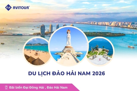 Du lịch Đảo Hải Nam 2026: Hà Nội - Hải Khẩu - Tam Á - Hà Nội