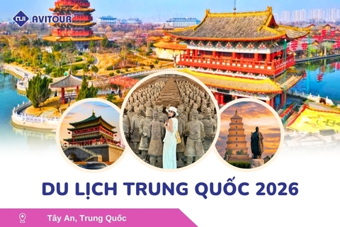 Du lịch Trung Quốc 2026: Tây An - Lạc Dương - Thiếu Lâm Tự (No Shopping)
