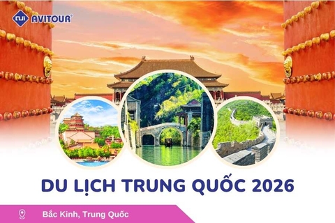 Du Lịch Trung Quốc 2026: Hà Nội - Bắc Kinh - Cổ Bắc Thủy Trấn