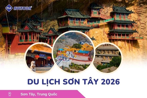 Du Lịch Sơn Tây 2026: Nhạn Môn Quan - Ứng Huyện - Đại Đồng - Hồn Nguyên - Lâm Phần (No Shopping)