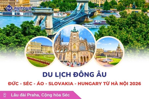 Du lịch Đông Âu: Tour Đức - Séc - Áo - Slovakia - Hungary từ Hà Nội 2026