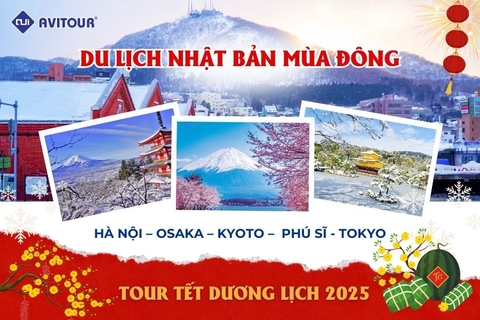 DU LỊCH NHẬT BẢN MÙA ĐÔNG: HÀ NỘI – OSAKA – KYOTO – PHÚ SĨ - TOKYO