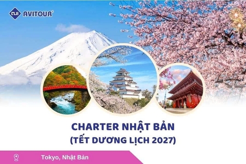 Tour Charter Nhật Bản Tết Dương lịch 2027: Niigata – Aizu – Nikko – Tokyo – Phú Sĩ 6N5Đ