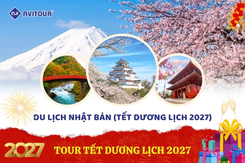 Du lịch Nhật Bản (Tết Dương Lịch 2027): Niigata - Aizu - Nikko - Tokyo - Phú Sĩ - Niigata từ Hà Nội