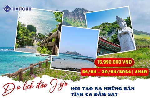 Du lịch trên đảo Jeju: Nơi tạo ra những bản tình ca đắm say