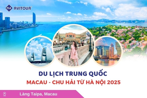 Du Lịch Trung Quốc: Tour Hà Nội - Macau - Chu Hải