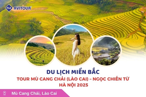 Du lịch Việt Nam: Tour Mù Cang Chải (Lào Cai) - Ngọc Chiến khởi hành từ Hà Nội 2025