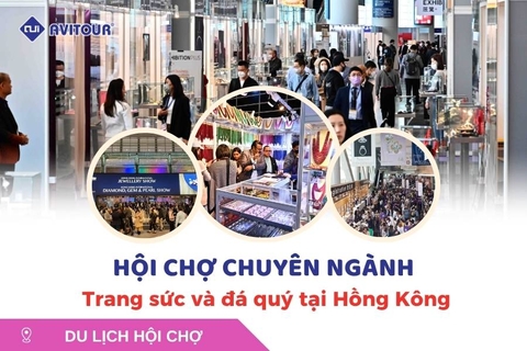 Hội chợ chuyên ngành: Hội chợ trang sức và đá quý tại Hồng Kông