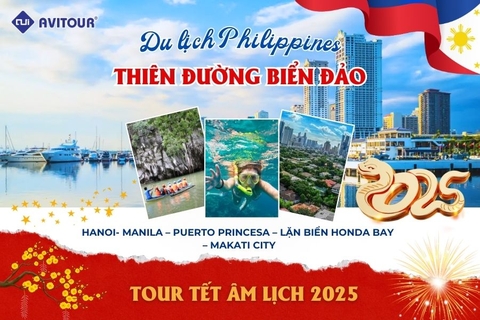 DU LỊCH PHILIPPINES - THIÊN ĐƯỜNG BIỂN ĐẢO: MANILA – ĐẢO PALAWAN ( TẾT ÂM LỊCH)