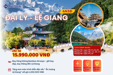 LẦN ĐẦU TIÊN BAY THẲNG HÀ NỘI - LỆ GIANG | HÀ NỘI - ĐẠI LÝ - LỆ GIANG - HÀ NỘI