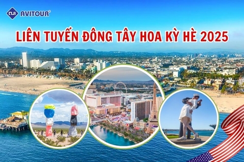 LIÊN TUYẾN ĐÔNG TÂY HOA KỲ HÈ 2025: LOS ANGELES - SANTA MONICA - SAN DIEGO - LAS VEGAS - SEVEN MAGIC MOUNTAIN -  HẺM NÚI ĐÁ ĐỎ RED ROCK GRAND CANYON - WASHINGTON DC - PHILADELPHIA - NEW YORK