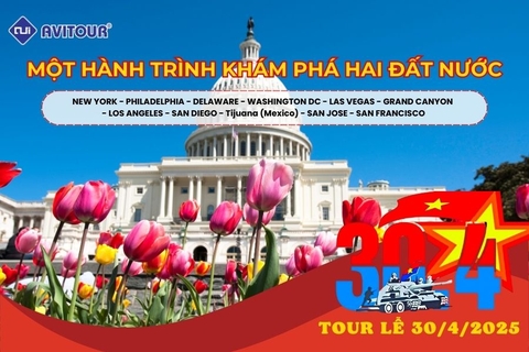 MỘT HÀNH TRÌNH KHÁM PHÁ HAI ĐẤT NƯỚC: NEW YORK - PHILADELPHIA - DELAWARE - WASHINGTON DC - LAS VEGAS - GRAND CANYON - LOS ANGELES - SAN DIEGO - Tijuana (Mexico) - SAN JOSE - SAN FRANCISCO