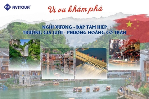VI VU KHÁM PHÁ NGHI XƯƠNG - ĐẬP TAM HIỆP - TRƯƠNG GIA GIỚI - PHƯỢNG HOÀNG CỔ TRẤN