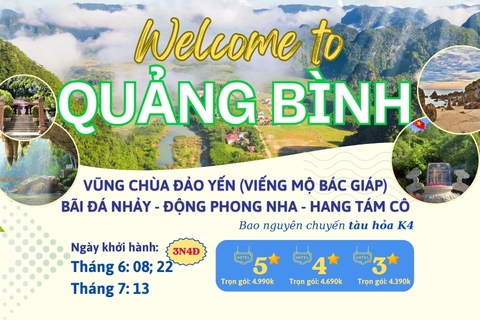 VI VU QUẢNG BÌNH CÙNG AVITOUR | QUẢNG BÌNH - VŨNG CHÙA ĐẢO YẾN - BÃI ĐÁ NHẢY - HANG TÁM CÔ - ĐỘNG PHONG NHA