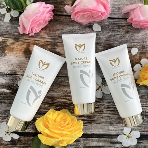 KEM DƯỠNG THỂ TOÀN THÂN, TRẮNG, MỊN, THIÊN NHIÊN EUROPE COSMETIC (TUÝP) - NATURE BODY CREAM