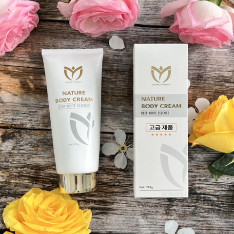 KEM DƯỠNG THỂ TOÀN THÂN, TRẮNG, MỊN, THIÊN NHIÊN EUROPE COSMETIC (TUÝP) - NATURE BODY CREAM